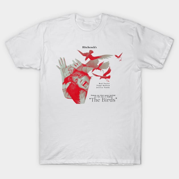 The Birds 1963 T-Shirt by Chairrera